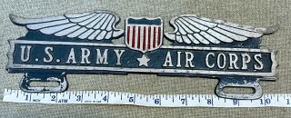 Us “army Air Corps” Wwii License Plate Topper Cool