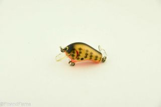 Vintage Bagley Honey B Square Lip Natural Crawfish Antique FIshing Lure MD15 2