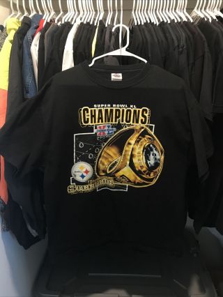 Vintage Pittsburgh Steelers Bowl Xl Champions 2006 Nfl Champions