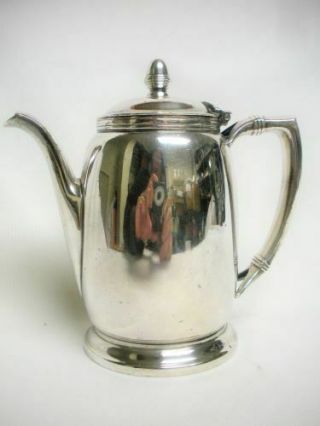 Antique Union Pacific Railroad Uprr Dining Car Teapot Silver Soldered Ware Old