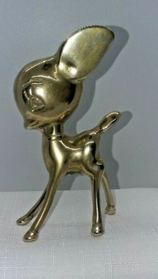 Vintage Brass Fawn/deer With Big Ears