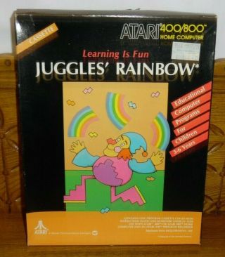 Vintage Atari 400/800 Computer Game Cassette - Juggles 