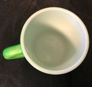 vintage Green Trotter ' s Skelly Gas advertising Coffee Cup / Mug - Arcadia,  NE 3