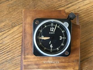Wittnauer 8 Day Military Aircraft Clock
