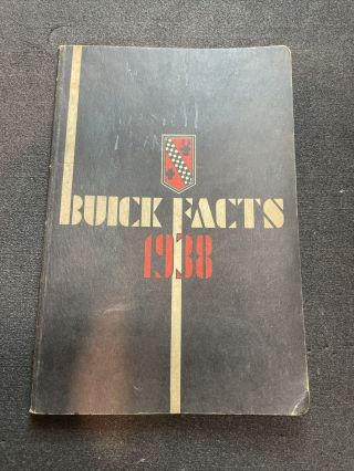 1938 Buick Dealer Facts Book / Models,  Features,  Specs, .