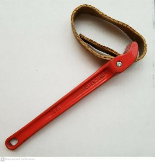 Vintage Ridgid No.  2 Strap Pipe Wrench 11.  5 " By The Ridge Tool Co.  Elyria Ohio