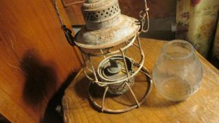Antique Railroad Lantern (l.  & N.  R.  R. ) - Armspear 1925 Signed Globe