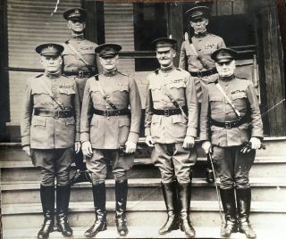 Vtg 1923 Photo Ww1 Us Military General Pershing Marshall Aultman Mcrae Camp Knox