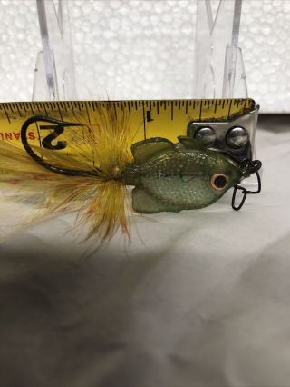 Bluegill Vintage Unknown Fly Rod Fishing Lure Pumpkin Seed