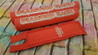 Diamond Back Pad Set (repop) - Old School Bmx Red Silverstreak Viper