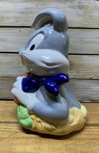 1997 Bugs Bunny Cookie Jar Gibson Looney Tunes Ceramic Warner Bros Vintage 2