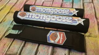 Mongoose Black Pad Set (repop) - Old School Bmx.  Is.  80s