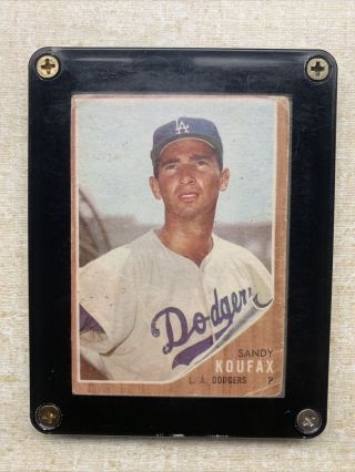 Sandy Koufax 1962 Topps 5 Los Angeles Dodgers Hof