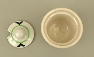 Vintage Syracuse China Old Ivory Restaurant Ware Mustard Jar / Pot with Lid 3