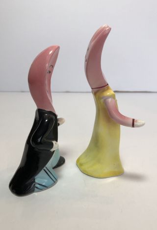 Vintage Anthropomorphic Proposing Fork and Spoon Salt & Pepper Shakers 2