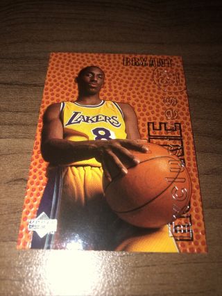 1996 Upper Deck Kobe Bryant Rookie Exclusives Rc Lakers Legend R10 97 Card