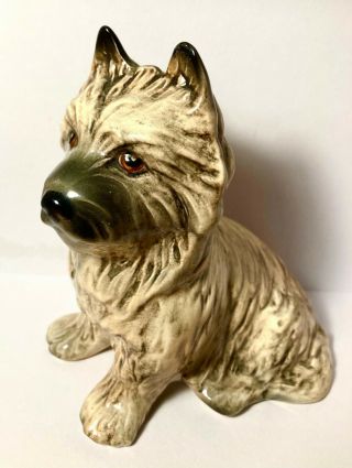 Vintage Sylvac Pottery Dog Caim Terrier 3447