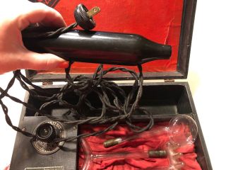 Antique Elco Voilet Ray Machine Quackery Medicine Device - -