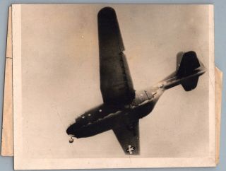 Laister Kauffman Cg - 10 Military Glider 1944 Vintage Ww2 Press Photo