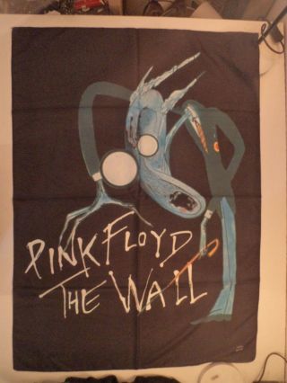 Vintage Pink Floyd 1997 Textile Poster Flag The Wall
