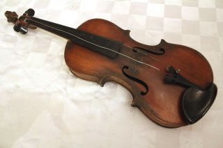 Antique Ole Bull Stamp 3/4 Violin with Case and Bow Germany USSR Occupied 2