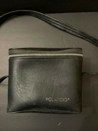 Vintage Polaroid Sx - 70 Black Vinyl Camera Bag Carrying Case 188