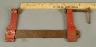 3 - Vintage Steel Clamps,  2 - Judd 1 - 3 Way C Clamp Metal,  Woodworking Tools, 2