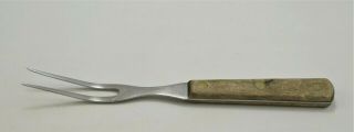 Vtg Wearever Professional 11.  5 " Carving / Meat Fork With Wood Handle Very Sturdy