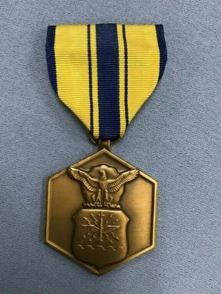 Vintage Usaf Us Air Force For Military Merit Service Medal