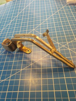 Vintage Fly Tying Vise By Metal Specialities Co.  Alleborro Mass.