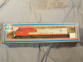 Vintage Pmi Dummy Train Engine Santa Fe 106 Diesel Locomotive Red/silver