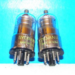 1a7gt Sylvania Radio Audio Vintage Amplifier Vacuum Tubes 2 Valves 1a7g
