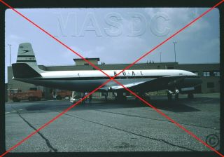 200 - 35mm Kodachrome Aircraft Slide - Boac Dh - 106 Comet 2e G - Amxk Taken 1958