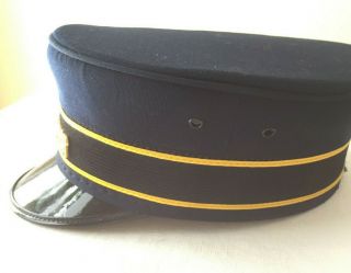 Authentic Train Conductor Hat Vintage Uniform by Midway Cap Company in Chicago 3