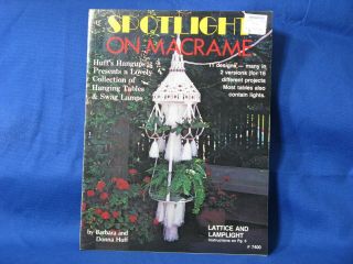 Spotlight On Macrame Pattern Book 1980 - 11 Designs Vintage