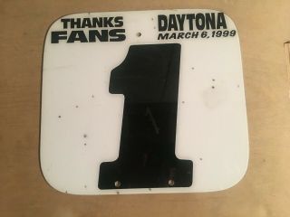 Harley - Davidson Flattrack Racing Scott Parker Daytona Number Plate Collectable
