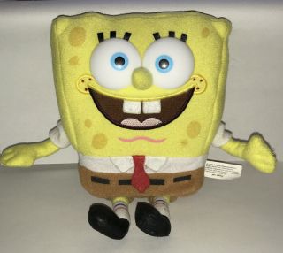 Spongebob Squarepants 7” Rare Plush Viacom Vintage 2000 Nickelodeon