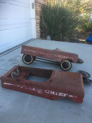 Amf Fire Chief Pedal Car