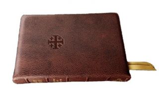 Nasb Schuyler Bible Personal Size Quentel Antique Marble Brown Goatskin