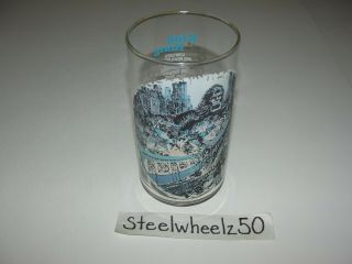Vintage King Kong Drinking Glass Cup 1976 Subway Character Coca - Cola Movie Promo