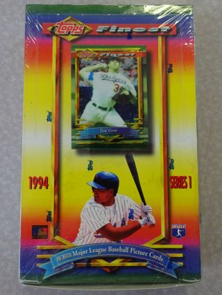 Factory 1994 Topps Finest Series 1 Baseball Box (24 Packs) [griffey Jr]