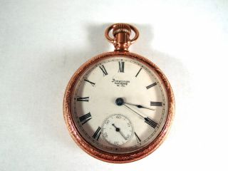 Antique American Waltham Company Pocket Watch Model 1883 Size 18s 15 Jewels