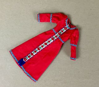 Vintage 1972 Kenner Blythe Doll Roaring Red Boutique Dress