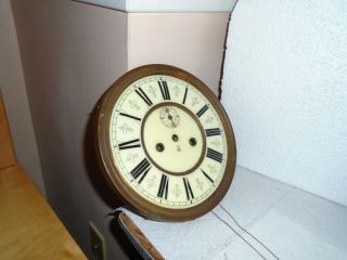 Antique - Gustav Becker - 2 Wt Vienna Regulator Clock Movt - Ca.  1890 - To Restore - E617
