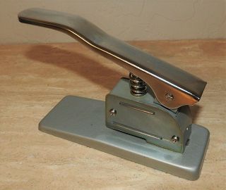 Vintage Chadwick Key Hole Punch Made in Japan Unique 