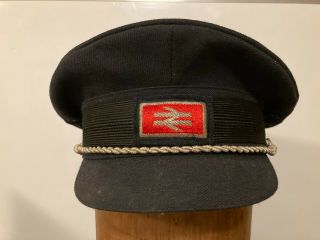 Vintage Senior Br Railway Rail Hat Cap Size Uk 7 1/8