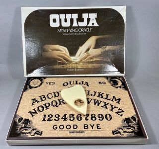 Vintage Ouija Board Game Parker Brothers Mystifying Oracle William Fluid