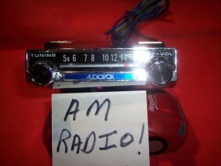 Vintage Rare Compact Am Radio Add On Aftermarket Car Truck Golf Cart Rat Rod