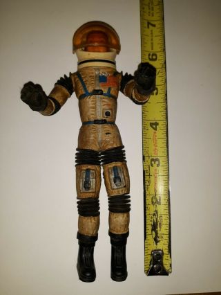 1966 Mattel Major Matt Mason Astronaut Figure Helmet Collectible Vintage Toy