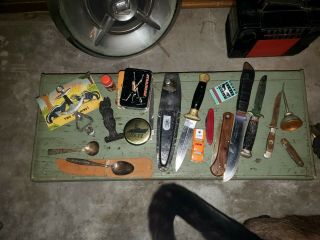 Vintage Knives Junk Drawer